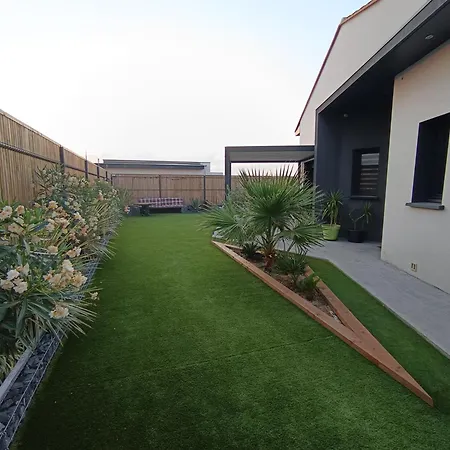 Climatisee Avec Piscine Pour De Superbes Au Soleil ! Вилла Перпиньан