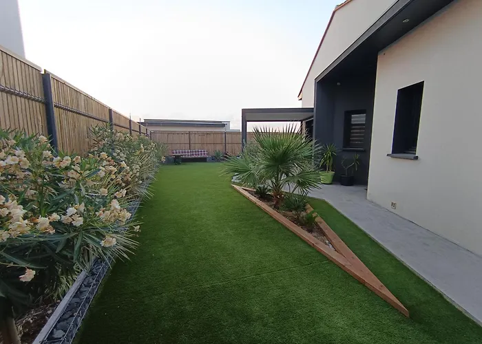 Climatisee Avec Piscine Pour De Superbes Au Soleil ! Вилла Перпиньан